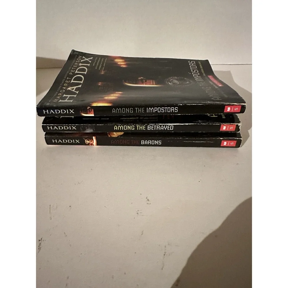 haddix book lot Shadow Children #2, 3 & 4 Margaret Peterson PB GC Scholastic Bks